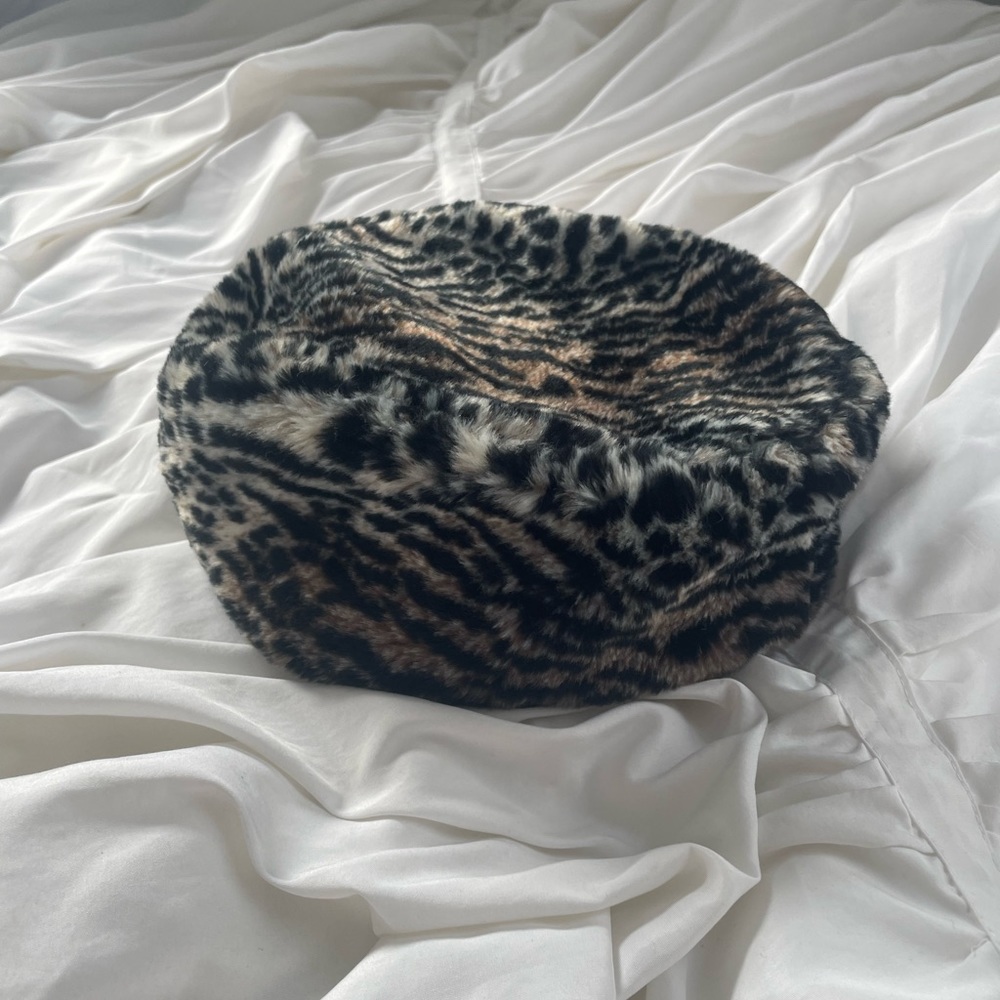 Cheetah fur hat | ushanka